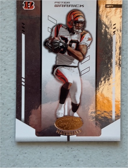 2004 Leaf Certified Materials #25 Peter Warrick — front