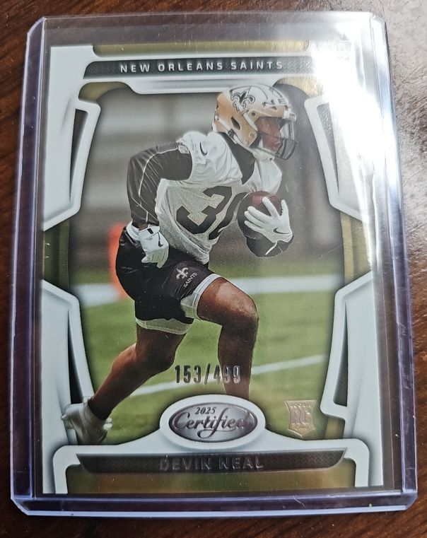 2025 Panini Certified #177 Devin Neal — front