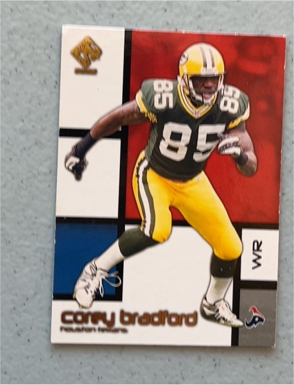 2002 Pacific Private Stock #85 Corey Bradford — front