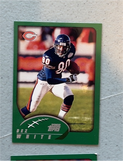 2002 Topps #34 Dez White Bears Georgia Tech — front