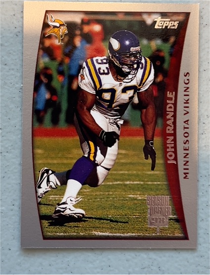 1998 Topps #52 John Randle Minnesota Vikings — front