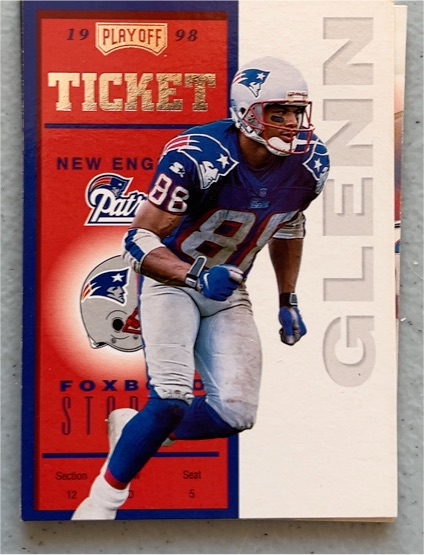 1998 Playoff Contenders Ticket #48 Terry Glenn — front