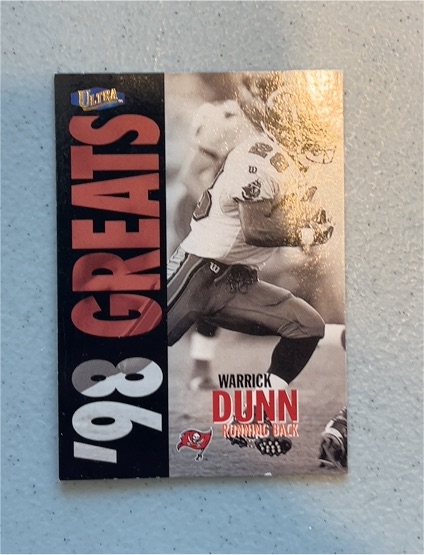 1998 Fleer Ultra '98 Greats #385 Warrick Dunn — front