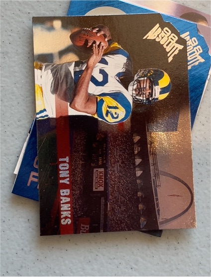 1994 Score #88 Tony Banks — front