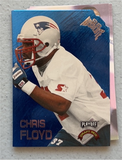 1998 Playoff Absolute Retail Draft Picks Blue #29 Chris Floyd Rookie Card — front