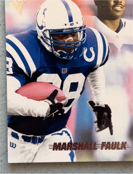1998 Playoff Absolute #166 Marshall Faulk — front