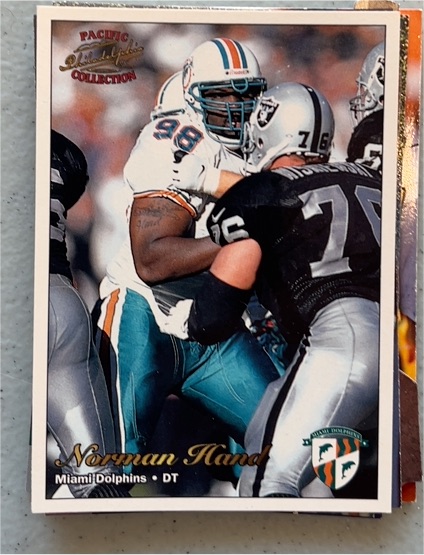 1997 Pacific #76 Norman Hand — front