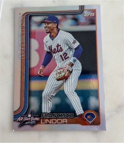 2025 Topps Update #ASG-17 Francisco Lindor — front