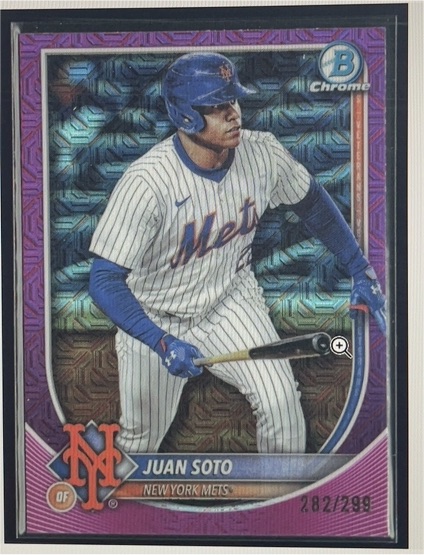 2025 Bowman Chrome #22 Juan Soto — front