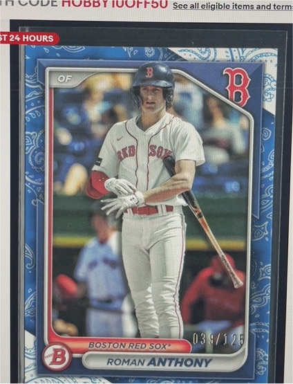 2024 Bowman Prospects #BP-22 Roman Anthony — front