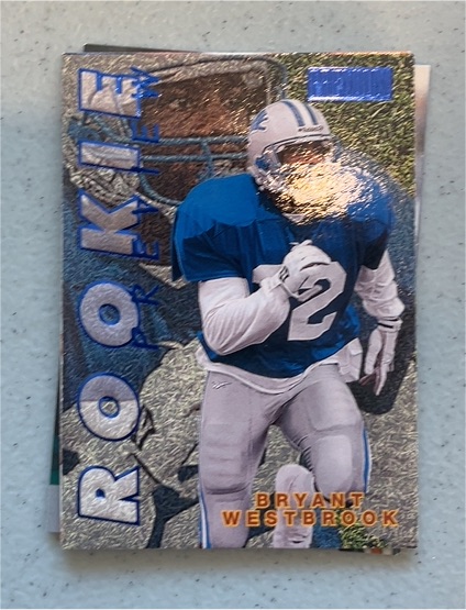 1997 SkyBox Premium #15RP Bryant Westbrook Rookie Preview — front