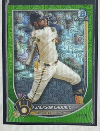2025 Bowman Chrome #11 Jackson Chourio — front