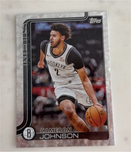 2025-26 Topps #13 Cameron Johnson — front