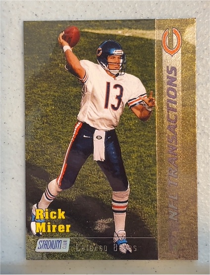 1997 Topps Stadium Club #224 Rick Mirer — front