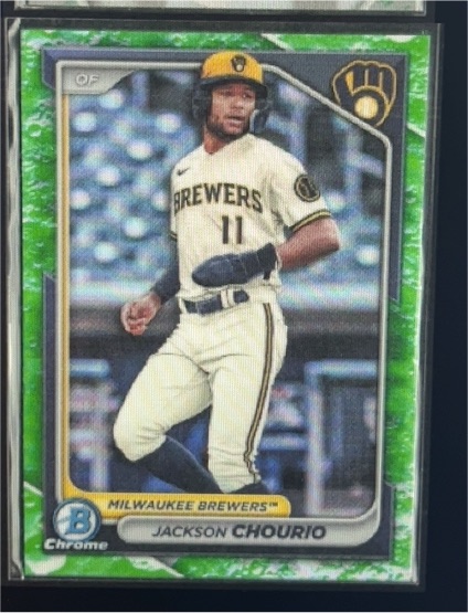 2024 Bowman Chrome Prospects #BCP-140 Jackson Chourio — front