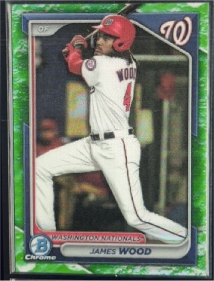 2024 Bowman Chrome Prospects #BCP-91 James Wood — front