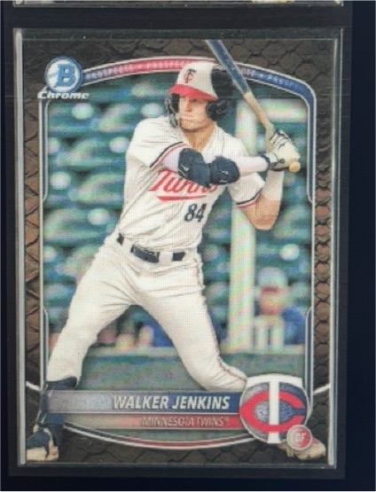 2025 Bowman Chrome Prospects #BCP-1 Walker Jenkins — front