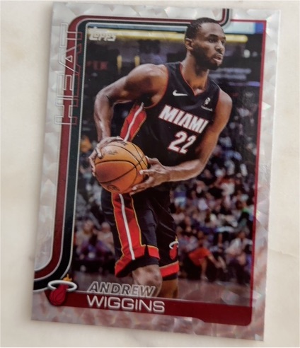 2025-26 Topps #77 Andrew Wiggins — front