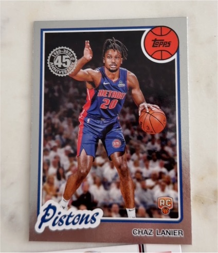 2025-26 Topps #80BK-80 Chaz Lanier — front