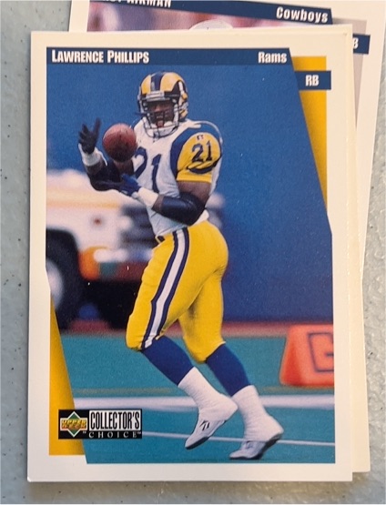 1997 Upper Deck Collector's Choice #253 Lawrence Phillips — front