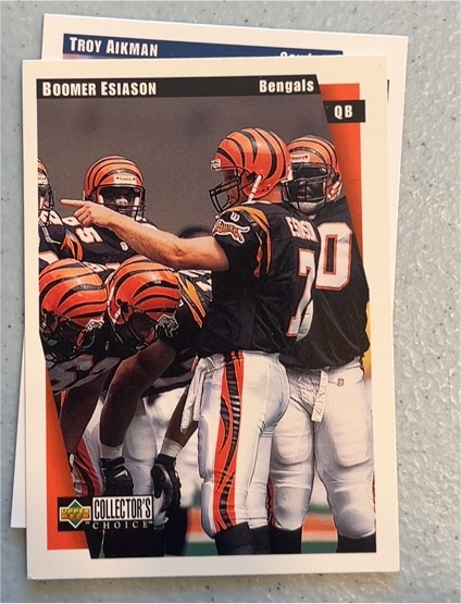 1997 Upper Deck Collector's Choice #403 Boomer Esiason — front