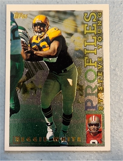 1995 Topps Profiles #PF-14 Reggie White — front
