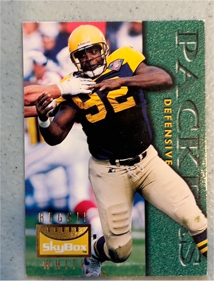 1995 SkyBox Premium #47 Reggie White — front