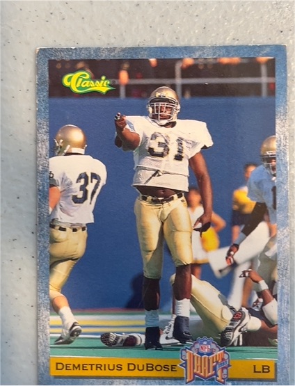 1993 Classic #77 Demetrius DuBose — front