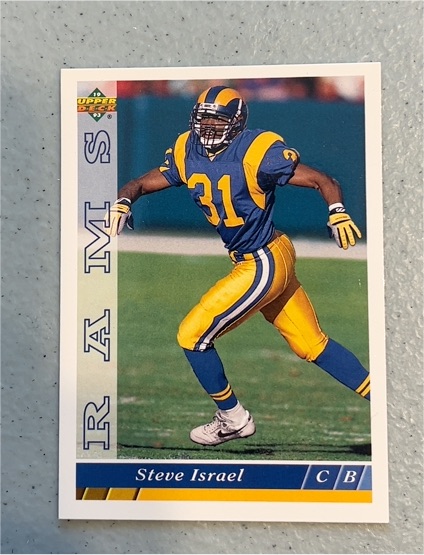 1993 Upper Deck #300 Steve Israel — front