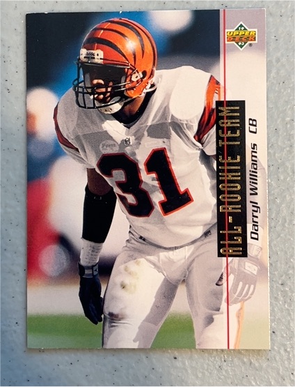 1993 Upper Deck #50 Darryl Williams All-Rookie Team — front
