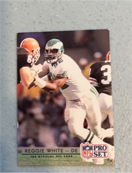 1992 Pro Set #287 Reggie White — front