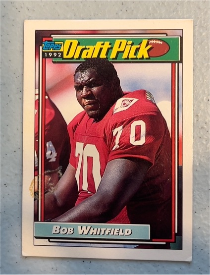 1992 Topps #534 Bob Whitfield — front