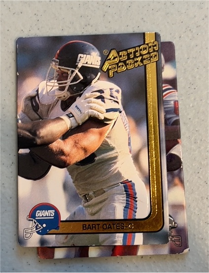 1991 Action Packed #187 Bart Oates — front