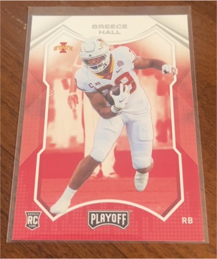 2022 Panini Chronicles Draft Picks Playoff #6 Breece Hall — front