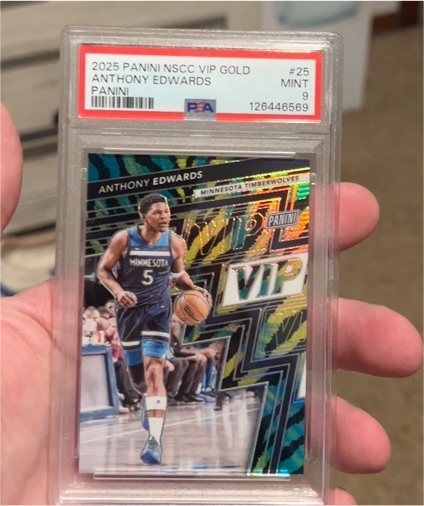 2025 Panini NSCC VIP Gold #25 Anthony Edwards — front