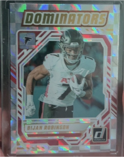 2025 Panini Donruss #DOM-BRN Bijan Robinson Dominators — front