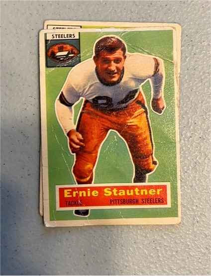 1956 Topps #87 Ernie Stautner — front