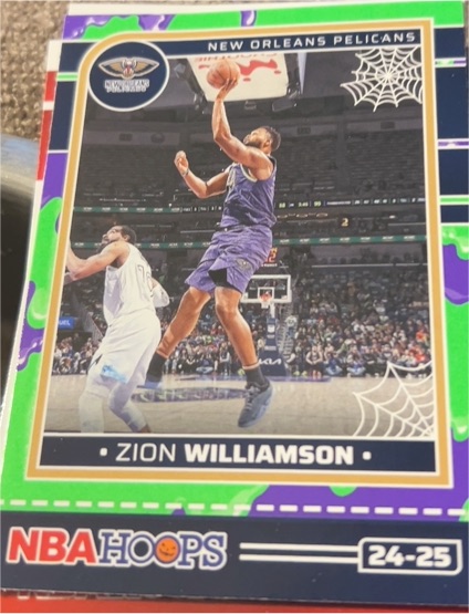 2024-25 Panini Haunted Hoops #110 Zion Williamson — front