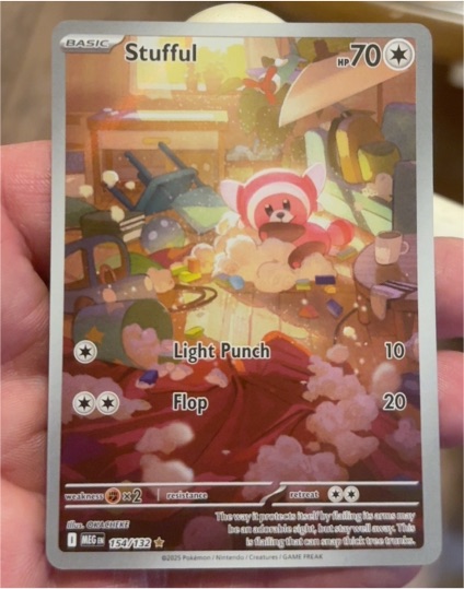 2023 Pokémon ME01: Mega Evolution #154 Stufful — front
