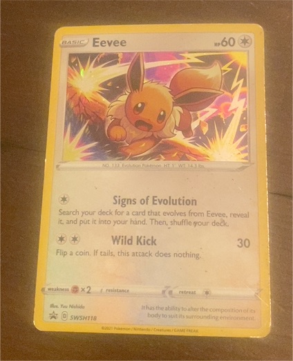 2021 Pokémon SWSH118 Eevee — front