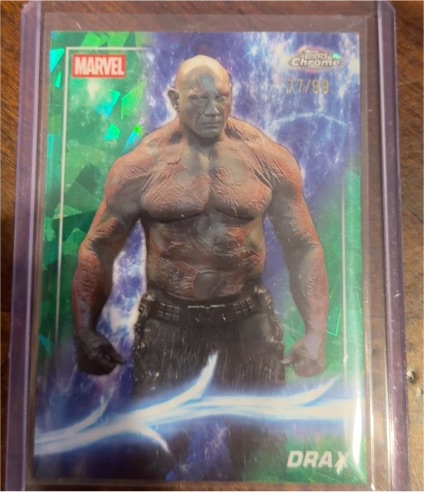 2025 Topps Chrome Marvel Studios #44 Drax — front