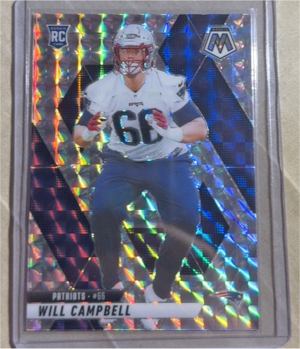 2025 Panini Mosaic #66 Will Campbell — front