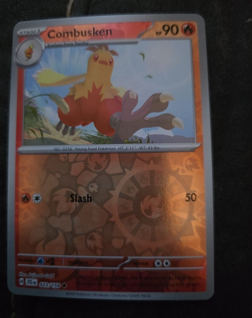 2025 Pokémon Journey Together #023 Combusken — front