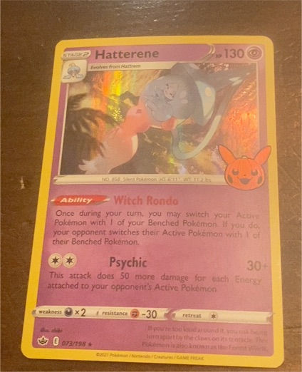 2021 Pokémon #073 Hatterene — front