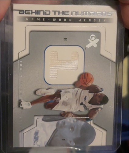 2003-04 Fleer E-X Behind the Numbers Game-Used Marcus Haislip — front