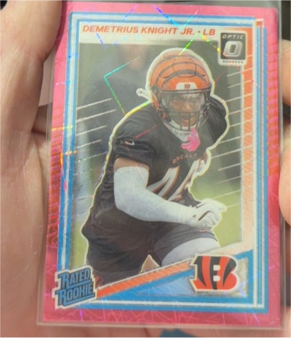 2025 Panini Donruss Optic #385 Demetrius Knight Jr. — front