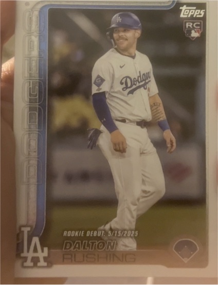 2025 Topps Update #US256 Dalton Rushing — front