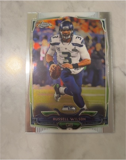 2014 Topps Chrome #102 Russell Wilson — front
