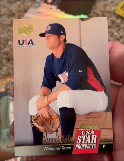 2009 Upper Deck Signature Stars #USA-25 Gerrit Cole USA Star Prospects — front