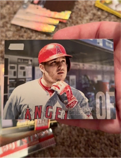2018 Topps Stadium Club #48 Mike Trout — front